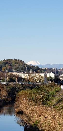 すくすく保育園から望む富士山